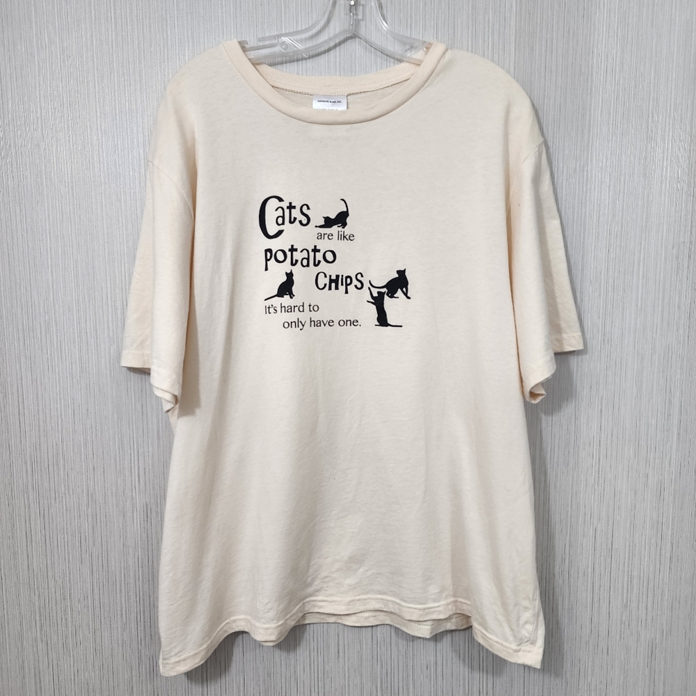 Gardens Alive Cats are like potato chips it's hard to only have one t-shirt XL